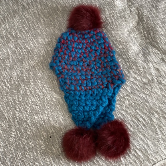 New✨Free People Snow Castle Trapper Hat- Moroccan Blue - Picture 3 of 8